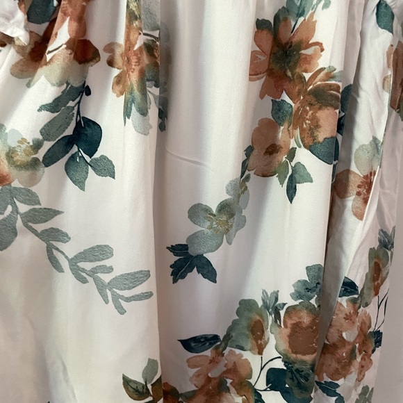 White Birch white and green Floral Dress - Picture 6 of 6